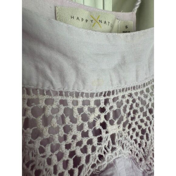Happy x Nature Women's Small Lavender Midi Sundress Cotton Boho - Picture 6 of 8